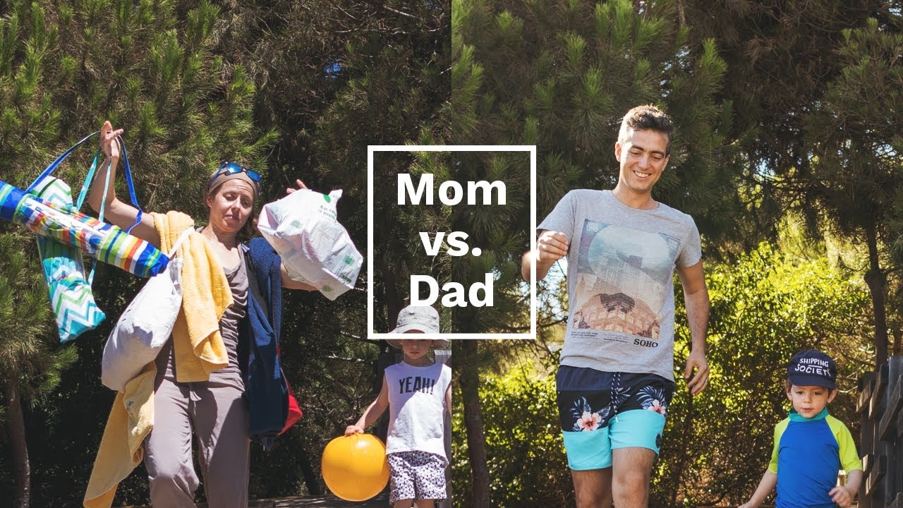 Dad vs Mom - Going to the beach 3