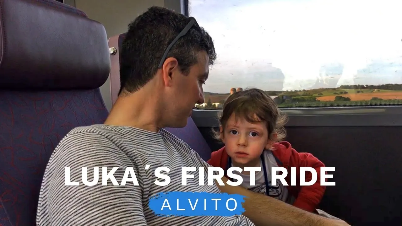 Primeira viagem de comboio do nosso filho, sonho tornado realidade - Alvito 10