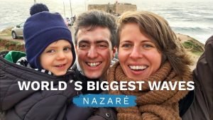 Biggest waves in the world (not today), Nazaré, Portugal 1