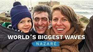 Biggest waves in the world (not today), Nazaré, Portugal 2