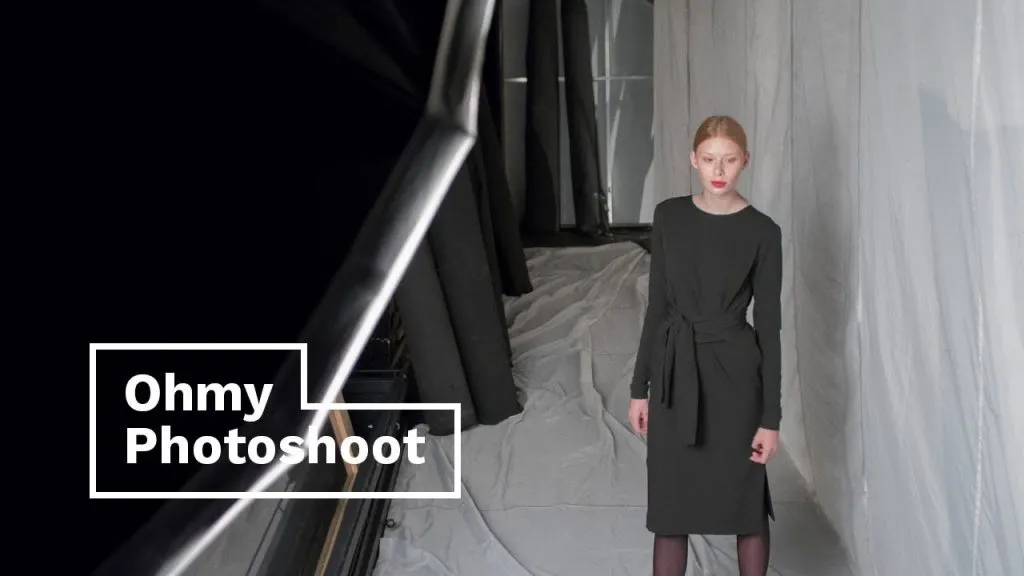 Backstage numa sessão fotográfica de moda 1 Backstage numa sessão fotográfica de moda 1