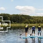 Stand up paddle in a river - Birštonas SUP 6
