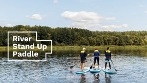 Stand up paddle in a river - Birštonas SUP 3