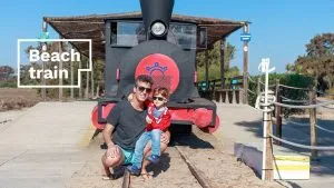Praia do barril, a day around trains and anchors 3