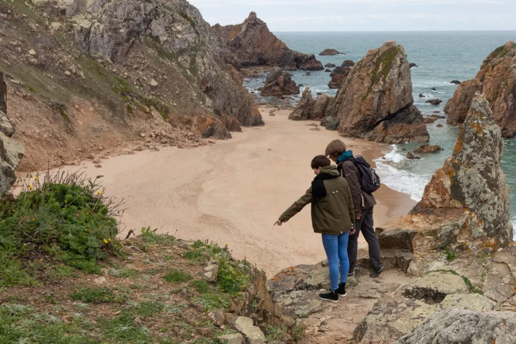 Praia da Ursa, Portugal: The Most Scenic Beach You've Never Heard Of 3 praia da ursa looking down
