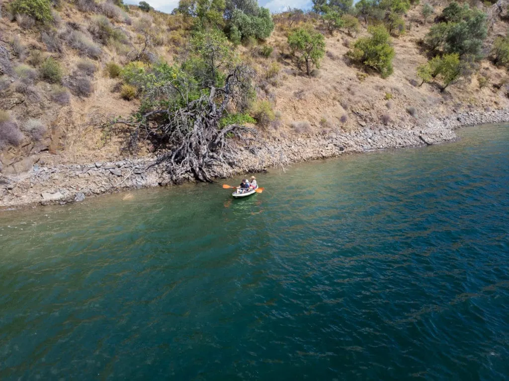 Kayaking with kids, an afternoon learning to kayak with our son 11