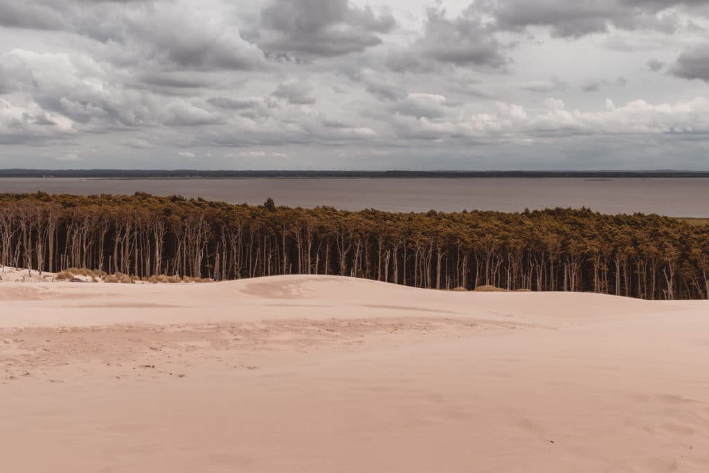 Leba, Poland Home of the Shifting Dunes- Słowiński National Park 7 lake forest and dunes