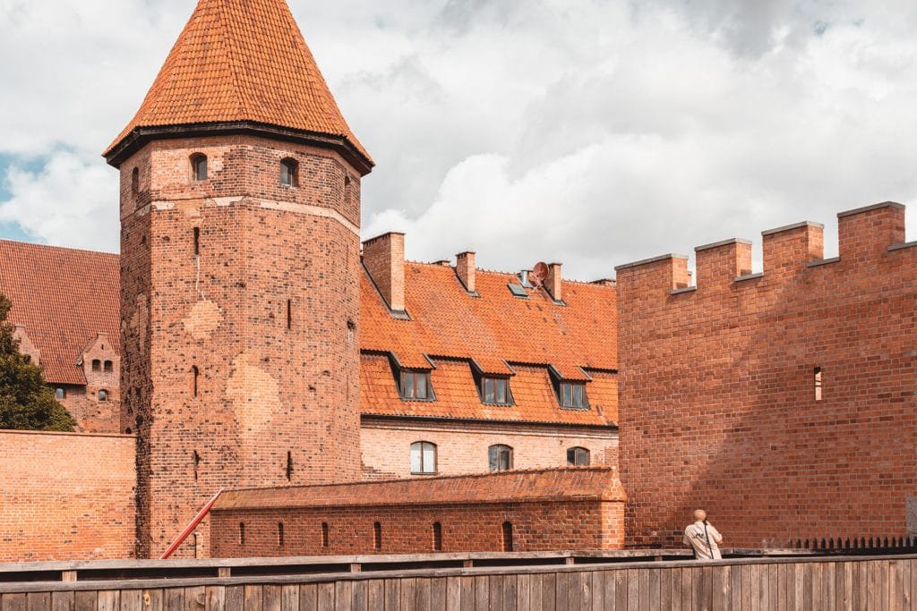 Malbork castle walls