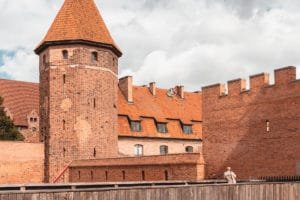 Malbork castle walls