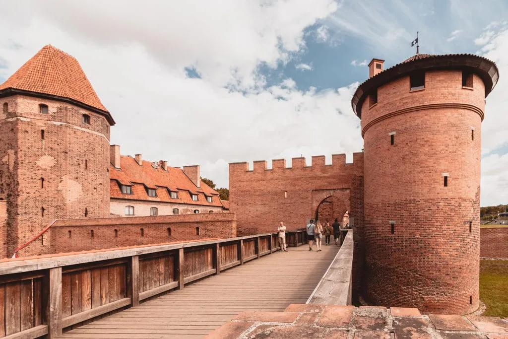 Malbork Castle in Poland- A tour of the Worlds Largest Castle 9 Malbork castle wooden bridge
