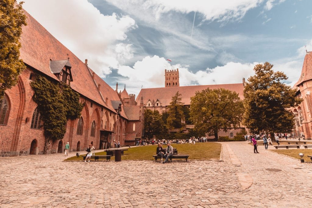 Inside Malbork castle