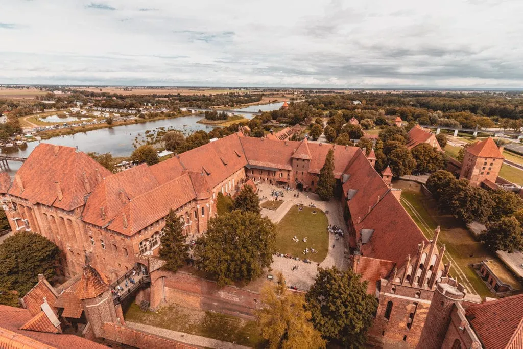 Malbork Castle in Poland- A tour of the Worlds Largest Castle 25 Malbork castle the river and surroundings