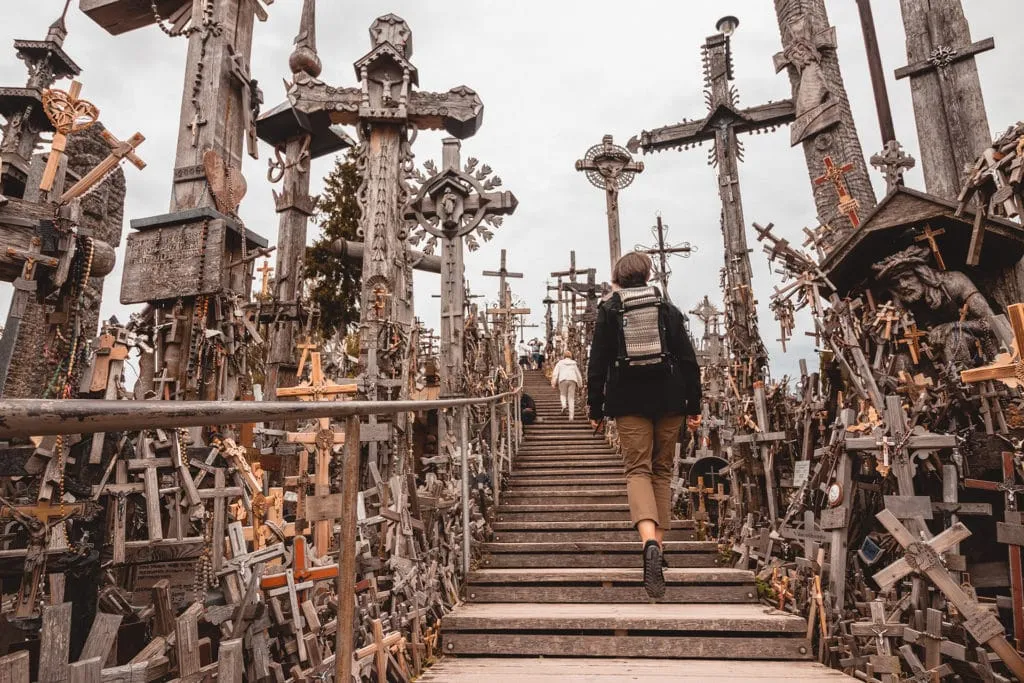 Tour of the Hill of crosses (Kryžių kalnas) Lithuania, UNESCO 7