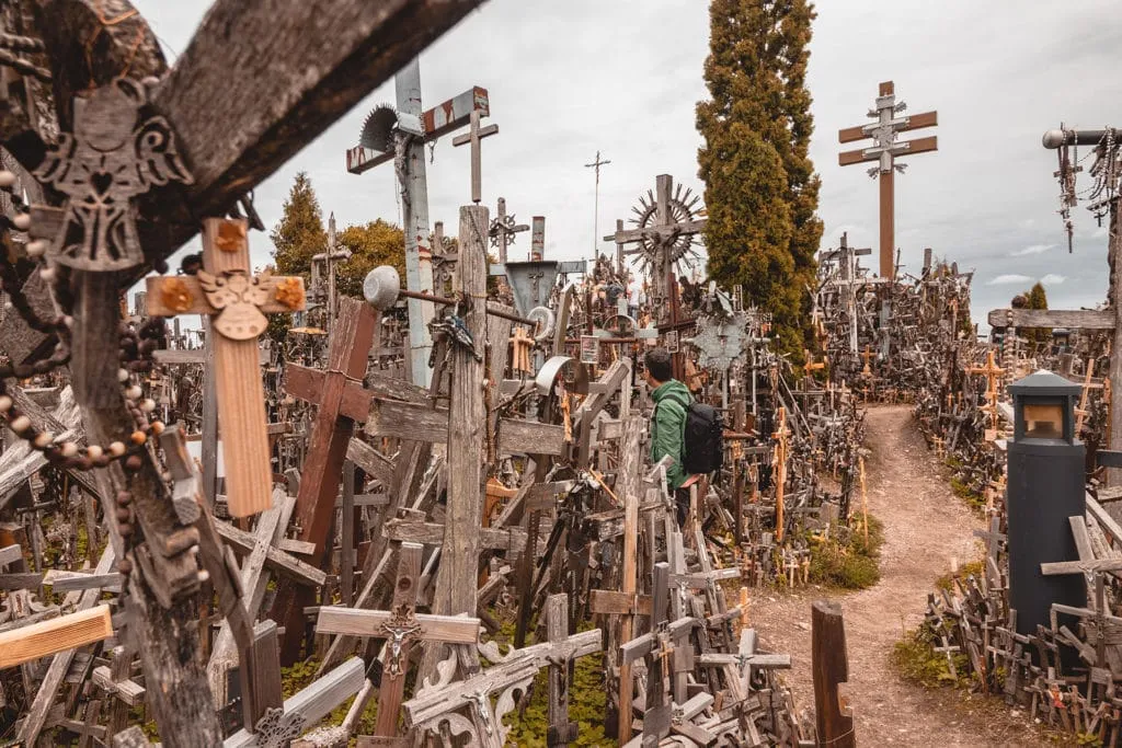Tour of the Hill of crosses (Kryžių kalnas) Lithuania, UNESCO 14