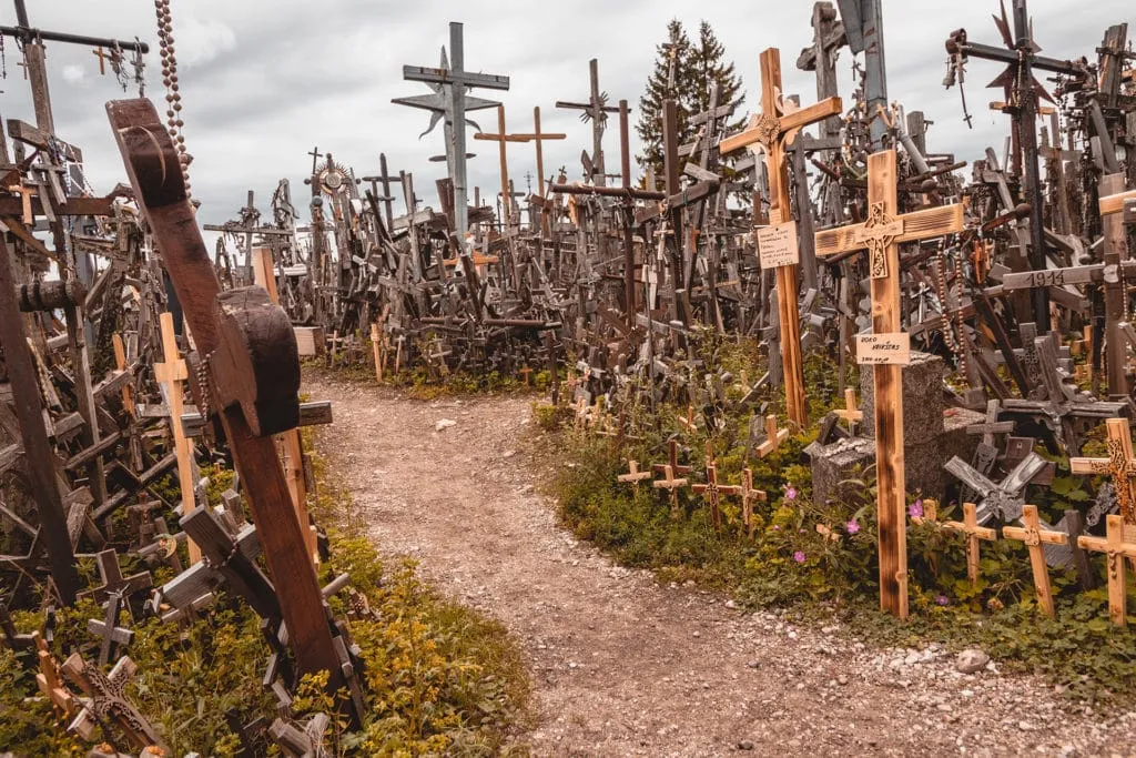 Tour of the Hill of crosses (Kryžių kalnas) Lithuania, UNESCO 16