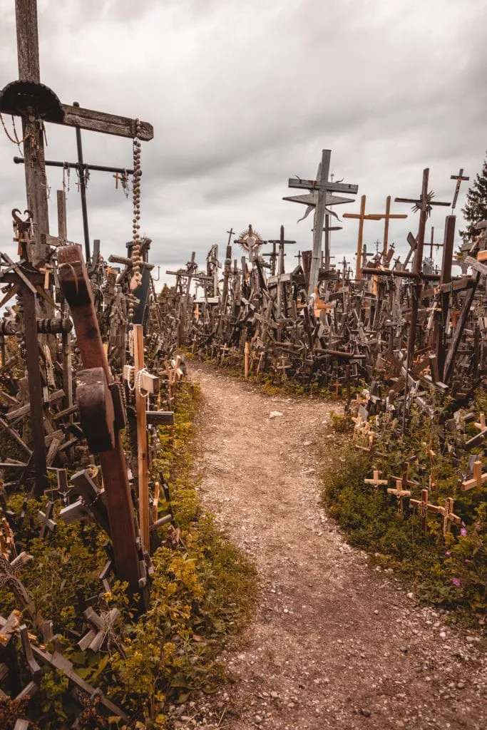 Tour of the Hill of crosses (Kryžių kalnas) Lithuania, UNESCO 17