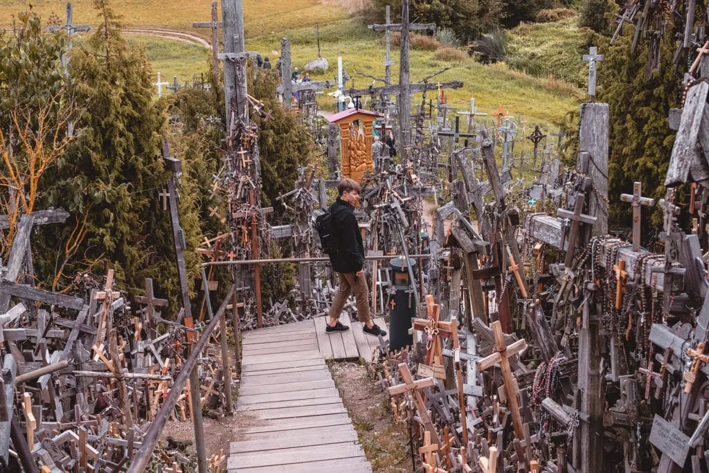 Tour of the Hill of crosses (Kryžių kalnas) Lithuania, UNESCO 5