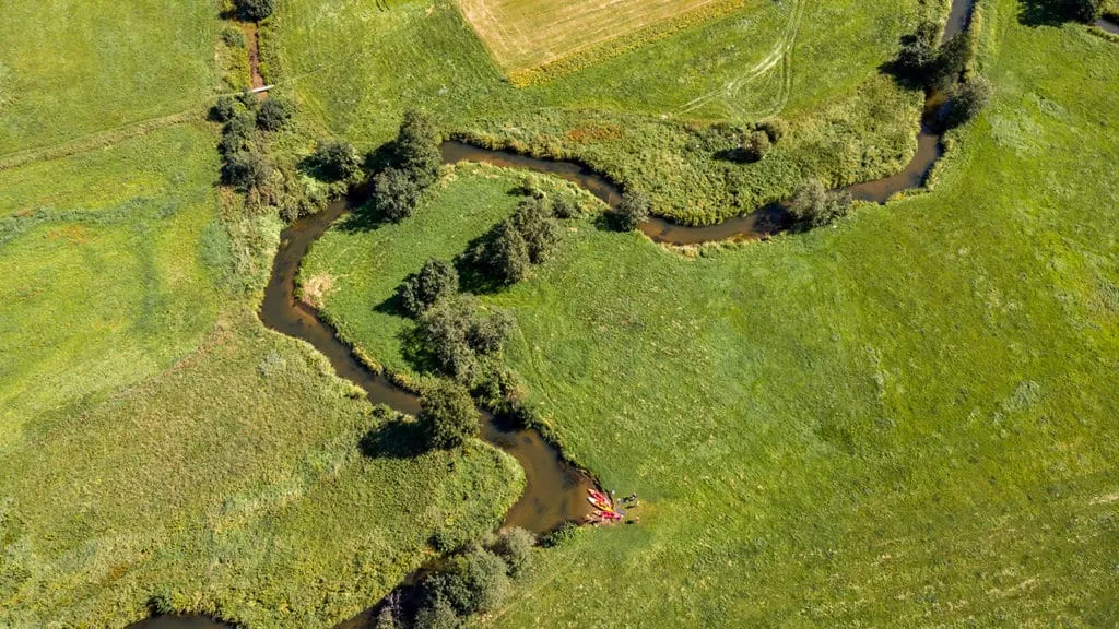 Kayak family river adventures - Verknė Lithuania