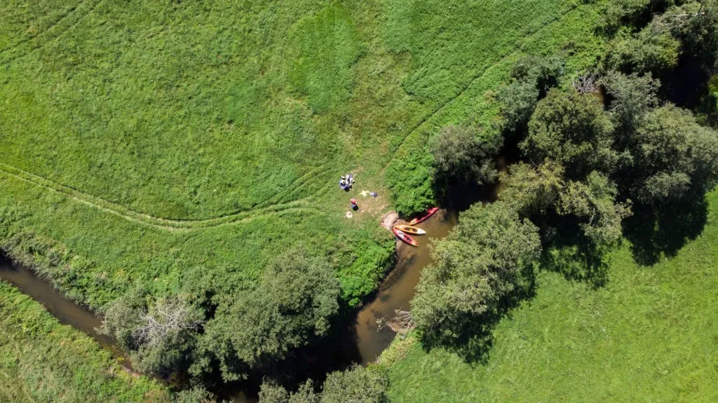 Kayak family river adventures - Verknė Lithuania 8