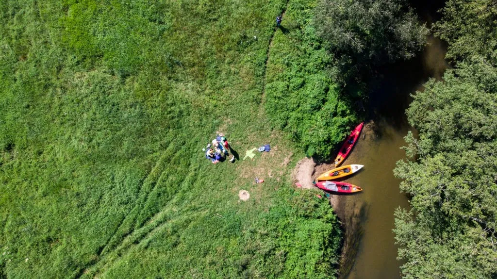 Kayak family river adventures - Verknė Lithuania 6
