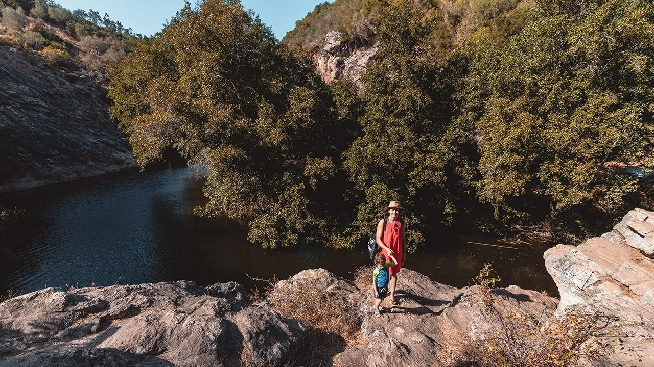 a photo from the rocks over Pego das Pias