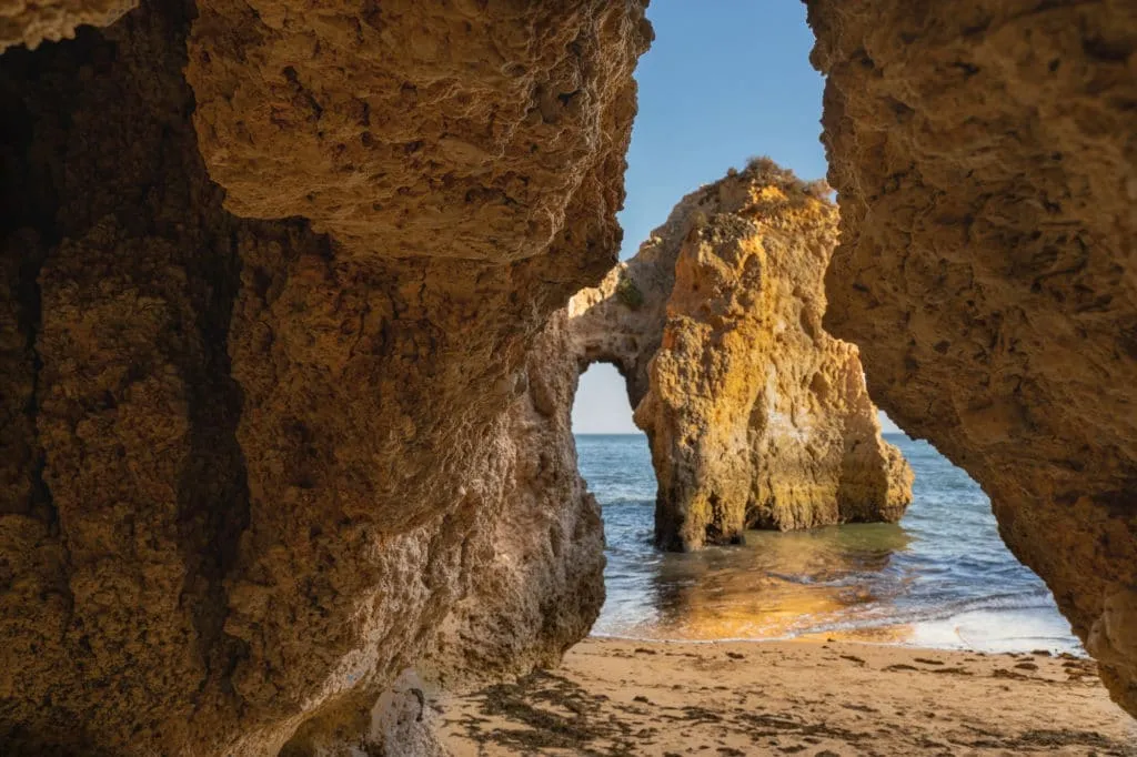 Portimão beach portugal