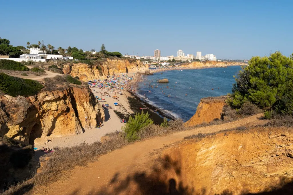Portimão beach portugal