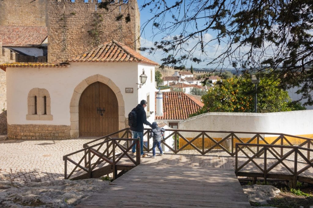 having fun in Obidos