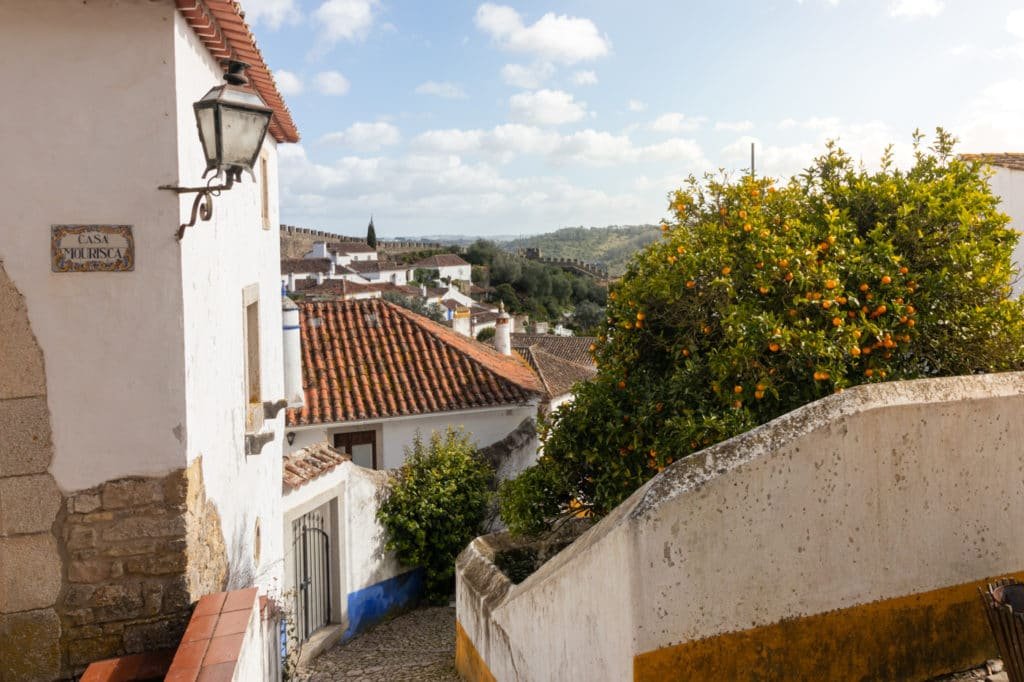 the small streets of Obidos