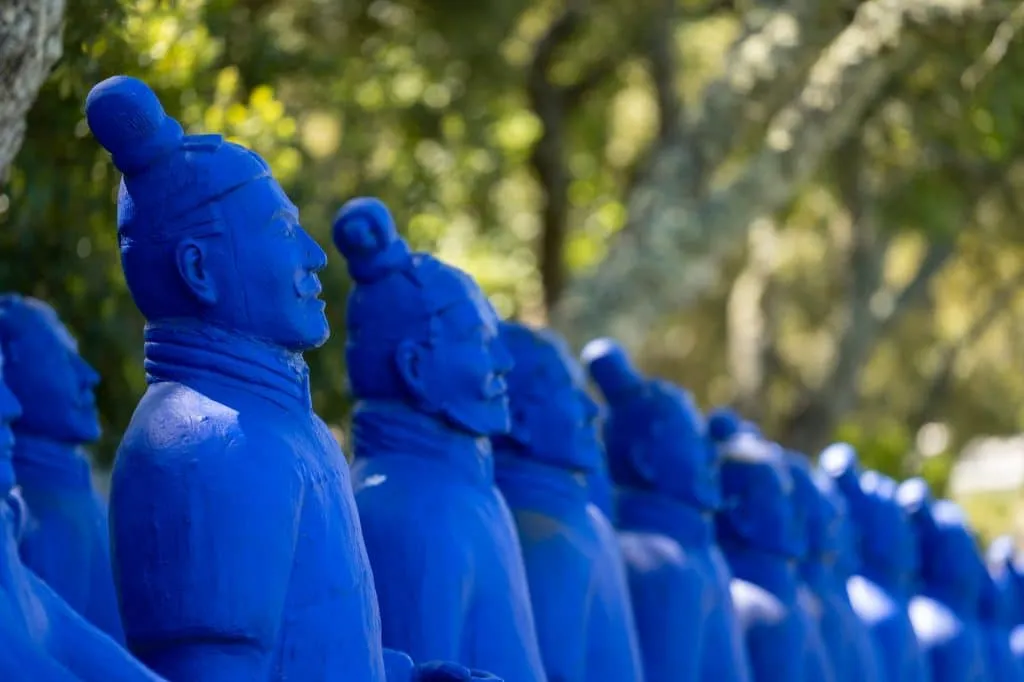 Um dia no Buddha Eden, o jardim da paz 25 buddha eden terracotta soldiers