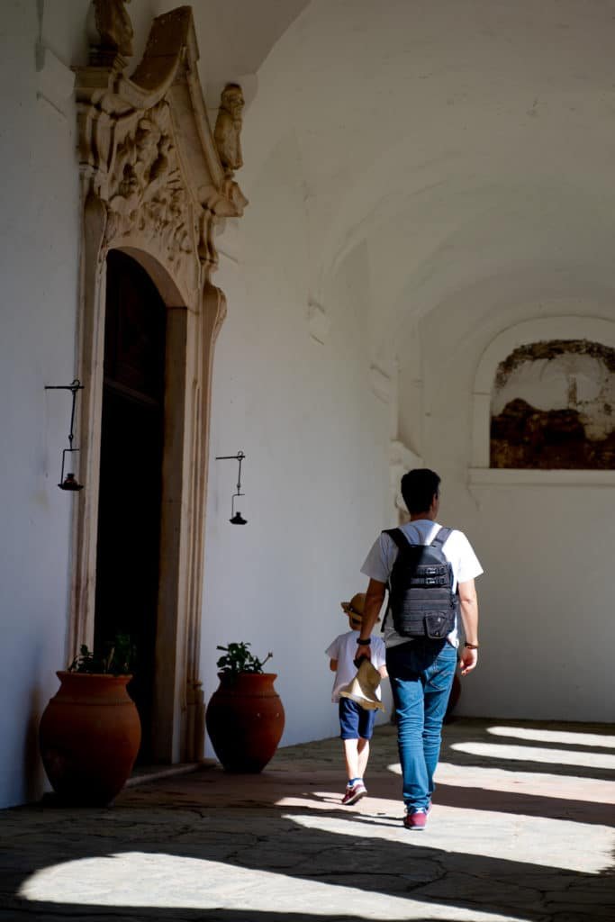 convento de são paulo corridor door decorations