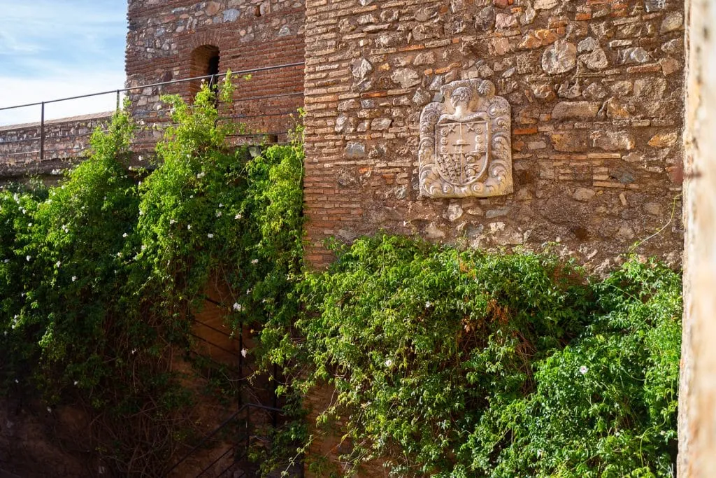 Cortegana inside the castle