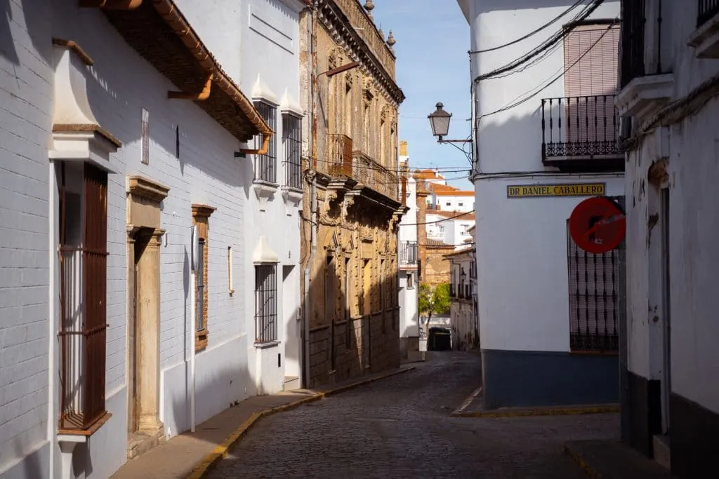 Cortegana city center streets