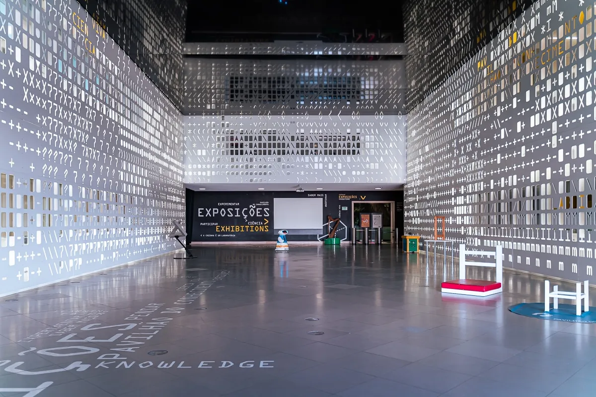 entrada pavilhao conhecimento