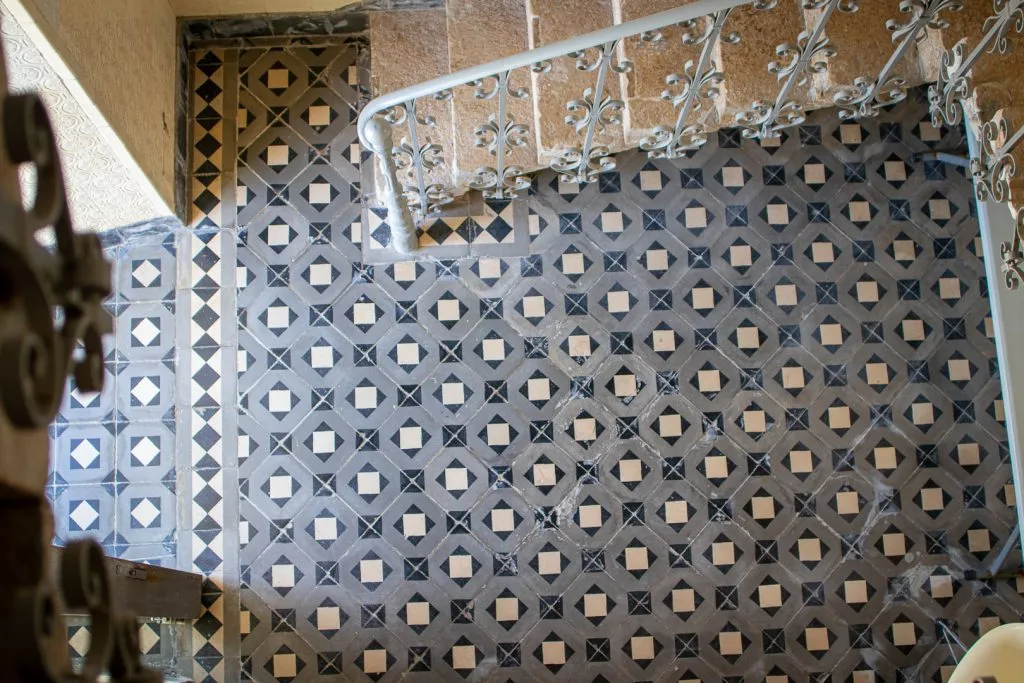 floor in cascais lighthouse